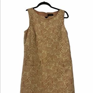 Victoria Beckham pink and white dress